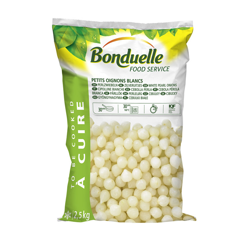 BONDUELLE - FROZEN VEGE 2.5KG X 4 - SMALL ONIONS (13091) (B:8907)