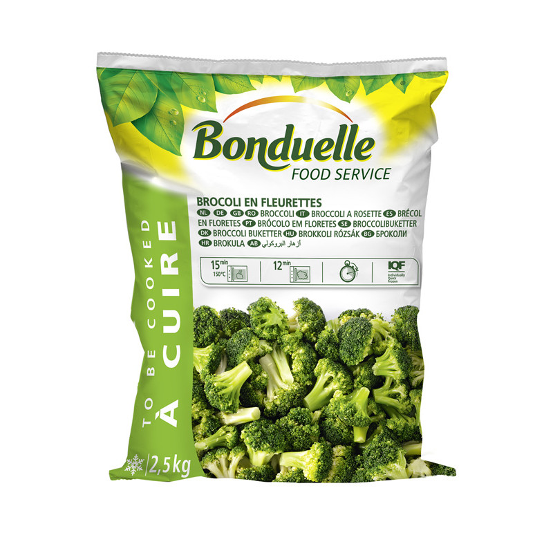 BONDUELLE - FROZEN VEGE 2.5KG X 4 - BROCCOLI (34538 154854) (B:5628)