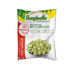 BONDUELLE - FROZEN VEGE 1KG X 6 - FAVA BEANS (FEVES CONGELES) (58881) (B:2171)