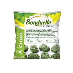 BONDUELLE - FROZEN VEGE 1KG X 10 - SPINACH LEAF (39203 152040) (B:6258)