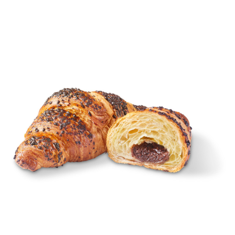 BRIDOR - CROISSANT - COCOA & HAZELNUT FILLED - 90GM X 40 (40405) (B:6235)