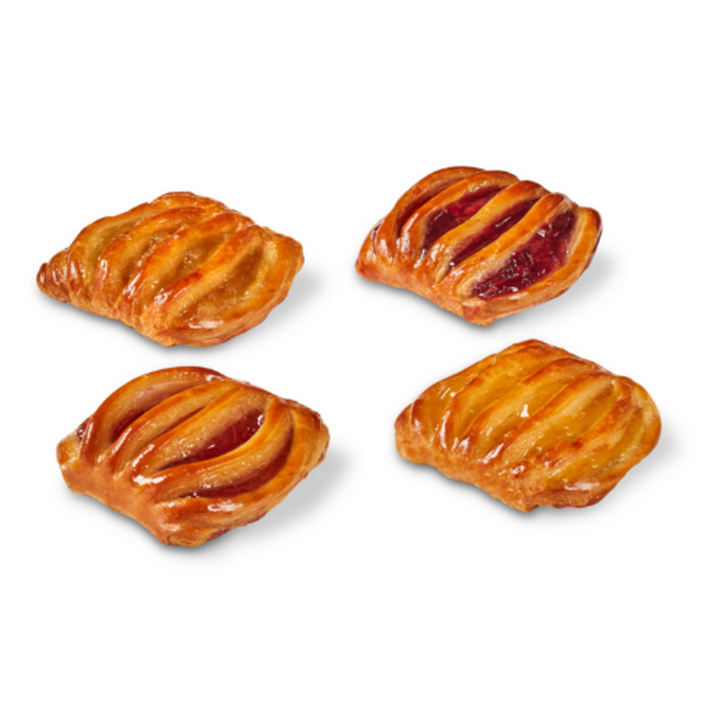 BRIDOR - MIX VIENNOISERIE - DE PANIERS FRUITS LATTICES - 40GM X 100 (31507) (B:9851)