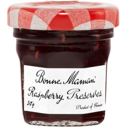 BONNE MAMAN - JAM 30GM X 60 - RASPBERRY (20009386) (B:6541)