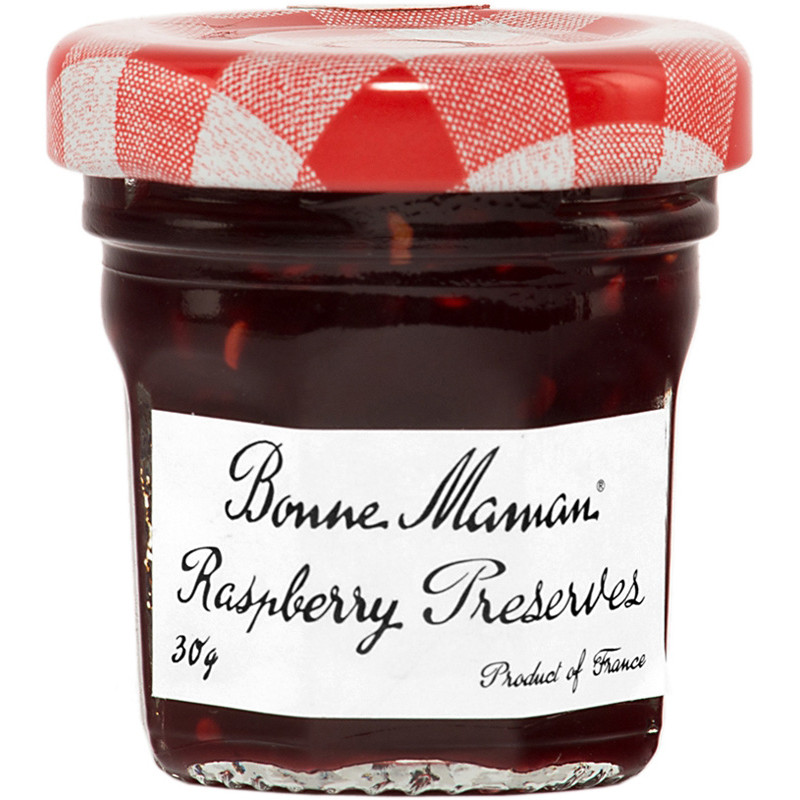 BONNE MAMAN - JAM 30GM X 60 - RASPBERRY (20009386) (B:6541)