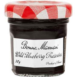 BONNE MAMAN - JAM 30GM X 60 - BLUEBERRY (20009323) (B:3233)