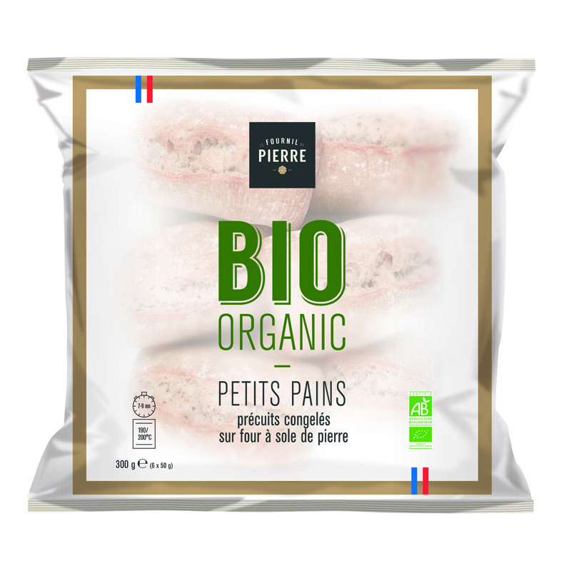 BRIDOR - (RETAIL) BREAD - ORGANIC PLAIN ROLL (FOURNIL) - (50GM X 6) X 10 (38941) (B:1699)