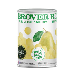BROVER - CANNED FRUIT - PEAR MINI (BALLS) 425ML X 12 (02959) (B:0774)