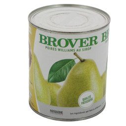 BROVER - CANNED FRUIT - PEAR HALVES 822ML X 6 (00142) (B:1759)