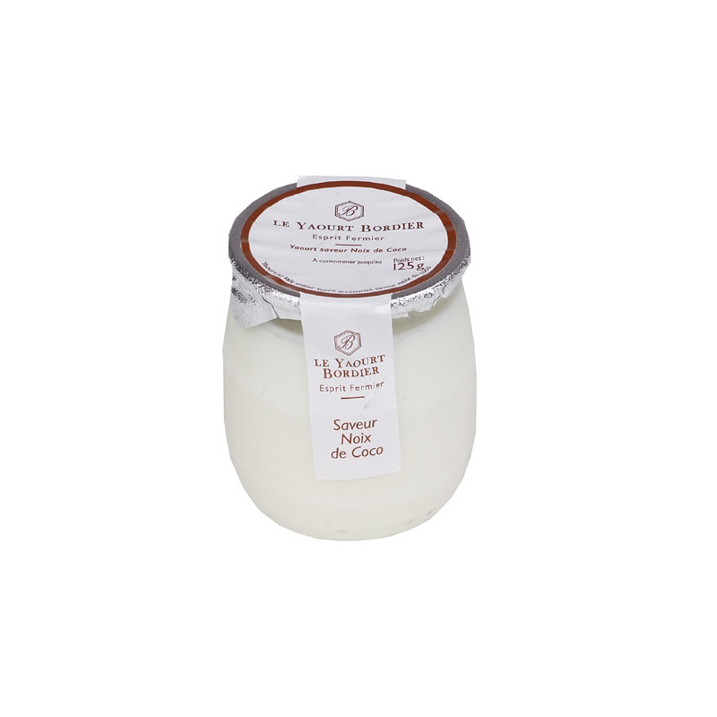 BORDIER - YOGURT 125G X 6 - COCONUT (87831) (YOG049)