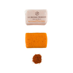 BORDIER - BUTTER 125GM - ESPELETTE PEPPER (88272) (BUT018)