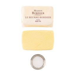 BORDIER - BUTTER 125GM - SALTED (88266) (BUT104)
