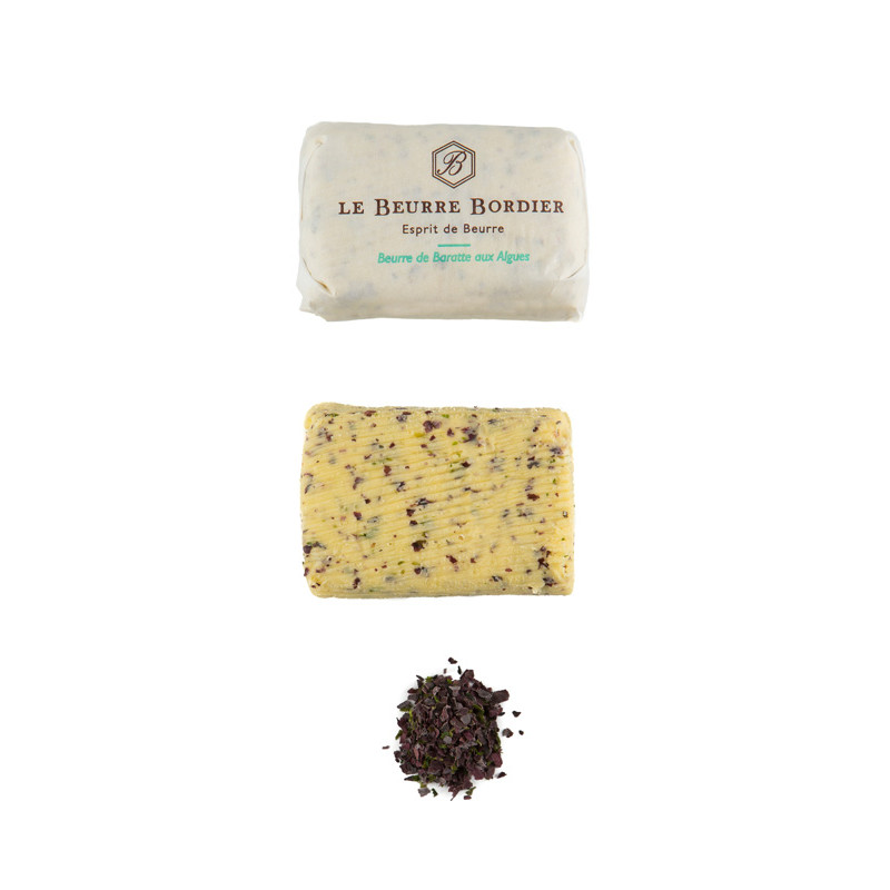 BORDIER - BUTTER 125GM - SEAWEED (88268) (BUT016)