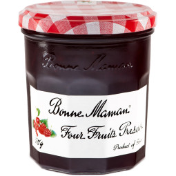 BONNE MAMAN - JAM 370GM X 6 - 4 FRUIT (20008936) (B:1092)