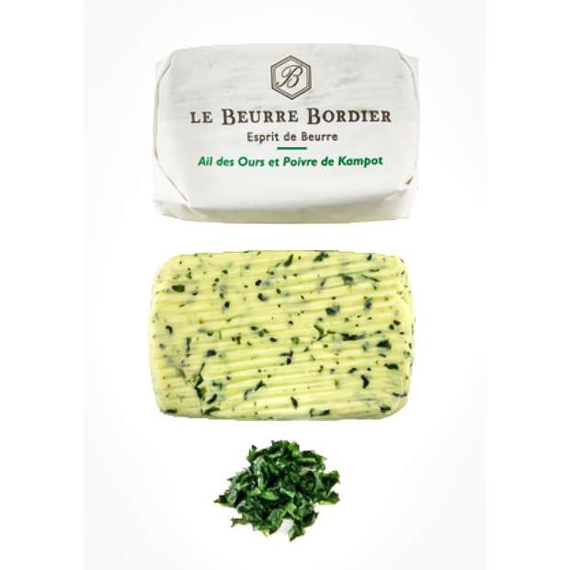 BORDIER - BUTTER 125GM - WILD GARLIC (88924)