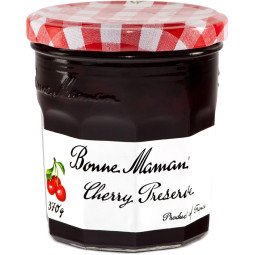 BONNE MAMAN - JAM 370GM X 6 - RED CHERRY (20008929) (B:9295)