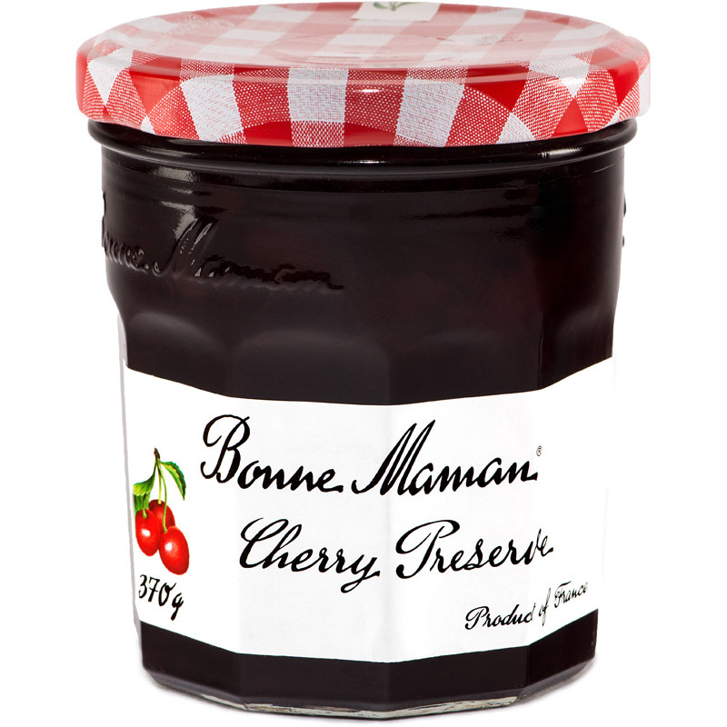 BONNE MAMAN - JAM 370GM X 6 - RED CHERRY (20008929) (B:9295)
