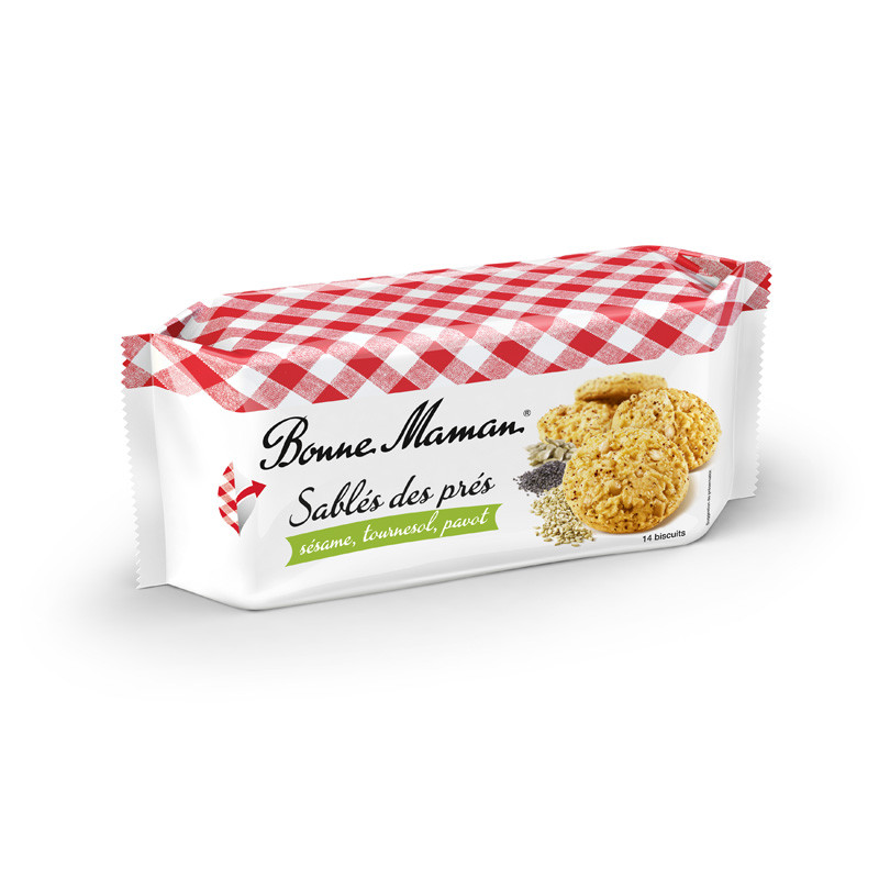 BONNE MAMAN - BISCUITS 150GM X 8 - SEEDS & CEREAL (50082103) (B:9833)
