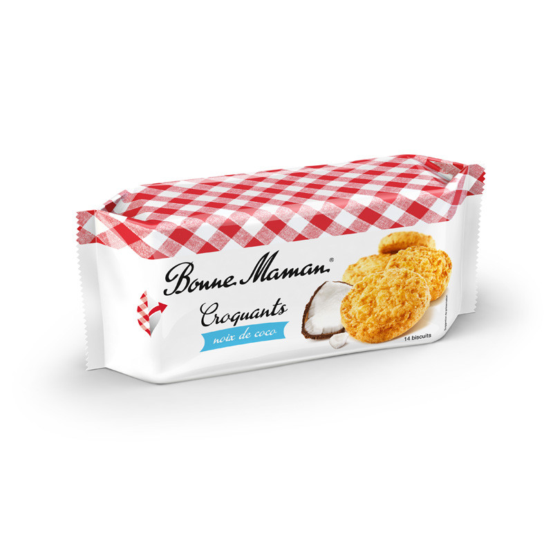 BONNE MAMAN - BISCUITS 150GM X 8 - COCONUT CROQUANTS (50082109) (B:9857)