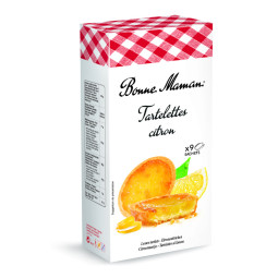 BONNE MAMAN - TARTLETS 125GM X 12 - LEMON (20042098) (B:2988)