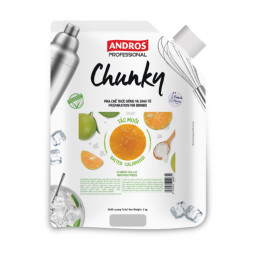 ANDROS - PUREE - CHUNKY DOYPACK 1KG X 8 - SALTED CALAMANSI  (120000153)