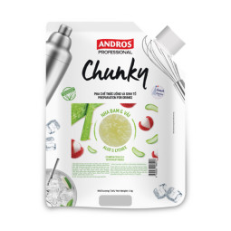 ANDROS - PUREE - CHUNKY DOYPACK 1KG X 8 - ALOE LYCHEE (120000315) (B: 8213)