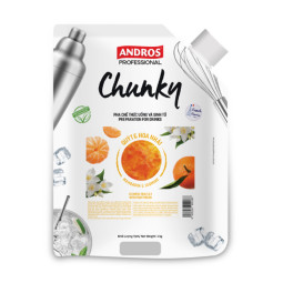 ANDROS - PUREE - CHUNKY DOYPACK 1KG X 8 - MANDARIN & JASMINE (120000339) (B: XXX)