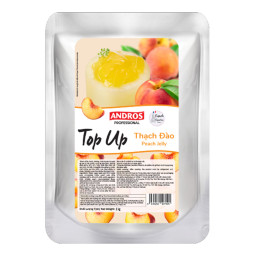 ANDROS - TOP UP JELLY - DOYPACK 1KG X 8 - PEACH   (120000311 ) (B:7995)