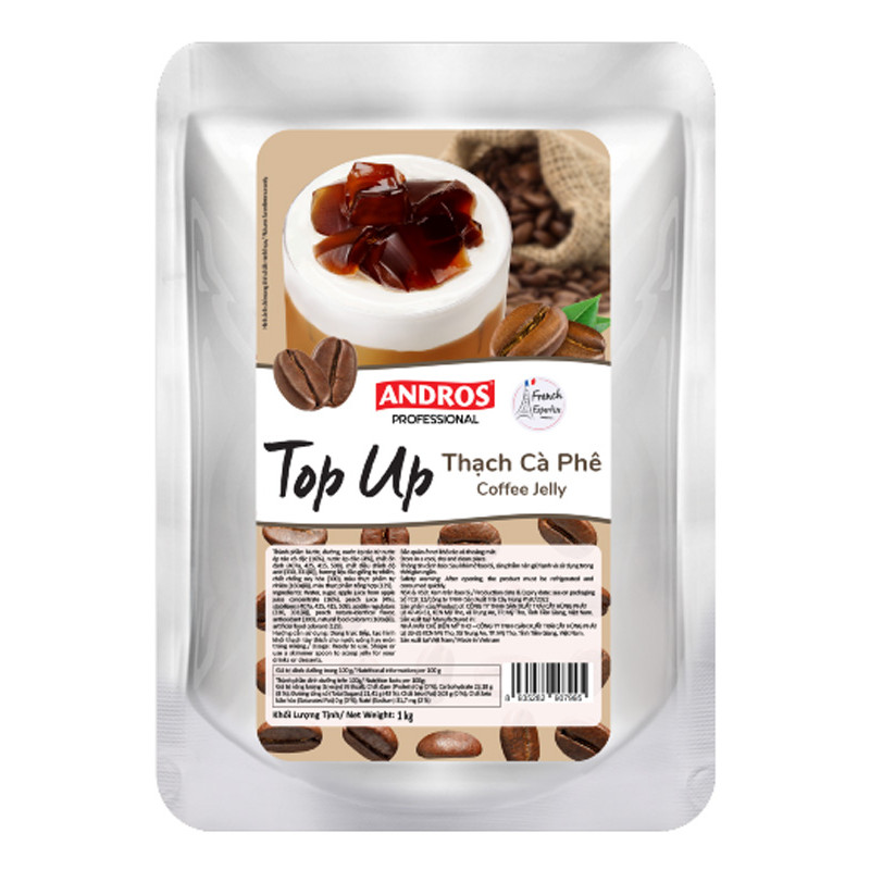 ANDROS - TOP UP JELLY - DOYPACK 1KG X 8 - COFFEE   (120000313 ) (B:xxxx)
