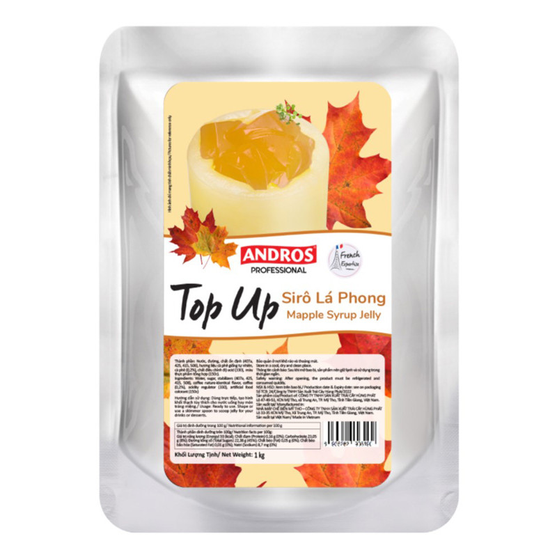 ANDROS - TOP UP JELLY - DOYPACK 1KG X 8 - MAPLE  (120000368) (B:xxxx)