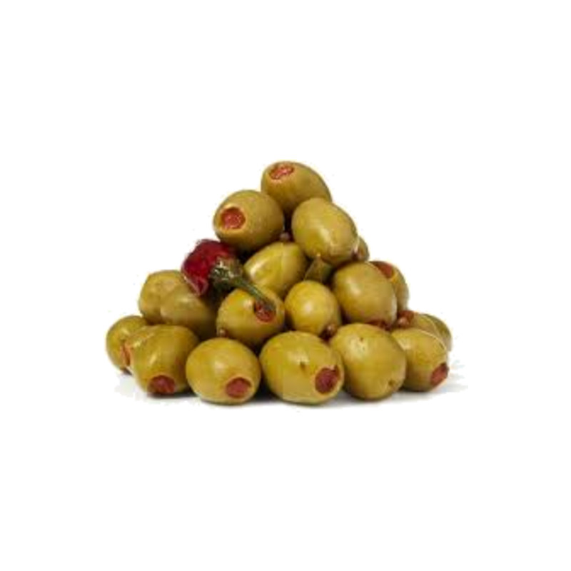 AUSFRESH - 185GM X 9 - OLIVE GREEN WITH CHILLY & GARLIC (175-375) (B:2914)