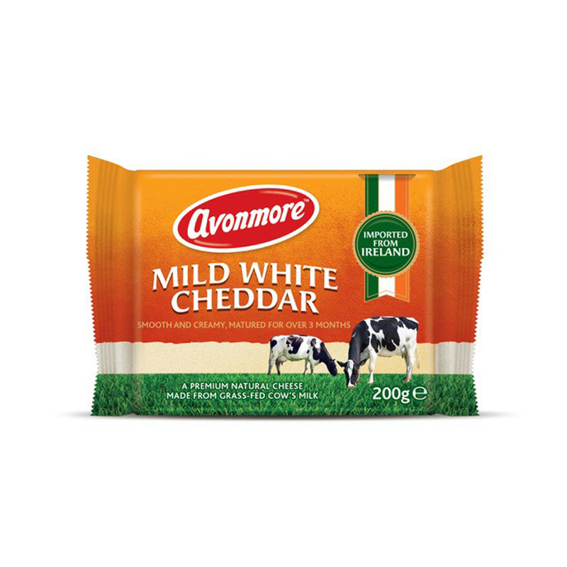 AVONMORE - CHEESE CHEDDAR 200G X 12 - MILD (1086485) (B:3172)
