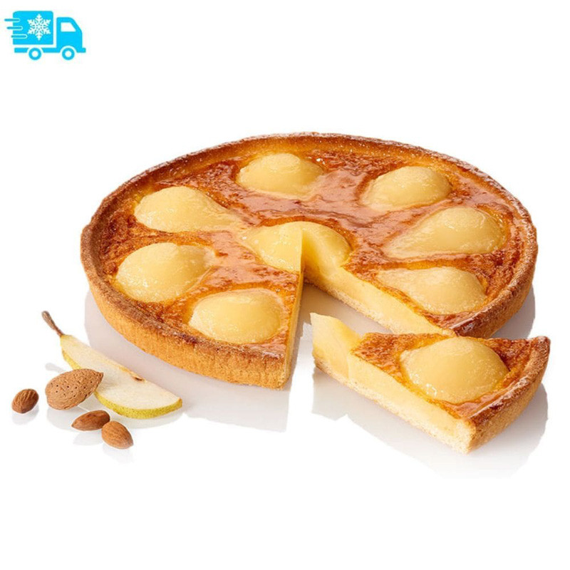 BONCOLAC - TART PRECUT 10 - 750G X 6 - PEAR BOURDALOUE  (3743) (B:3015)