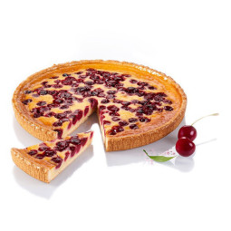 BONCOLAC - TART PRECUT 10 - 750G X 8 - MORELLO CHERRY FLAN (4478) (B:8015)