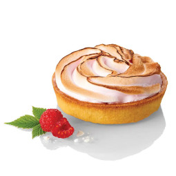 BONCOLAC - TARTLETS - RASPBERRY MERINGUE 130G X 18 (4518) (B:8049)