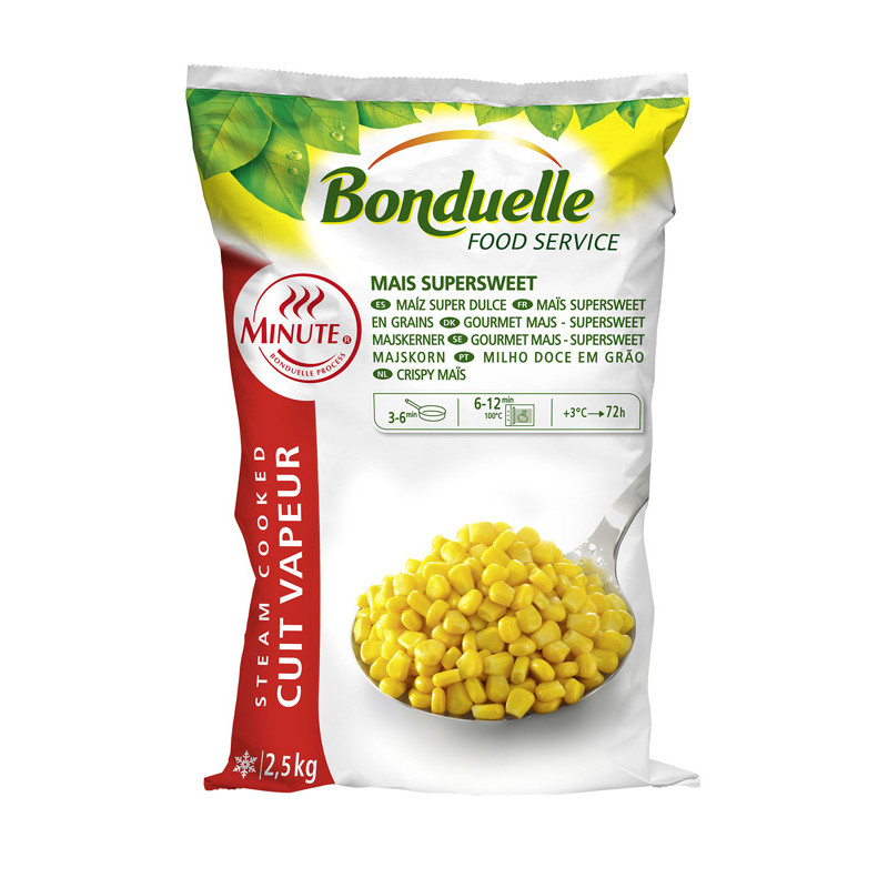 BONDUELLE - FROZEN VEGE 2.5KG X 4 - SUPER SWEET CORN KERNEL (87903) (B:5162)