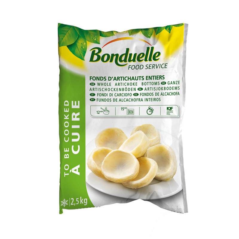 BONDUELLE - FROZEN VEGE 2.5KG X 4 - ARTICHOKES BOTTOM (50409) (B:8259)